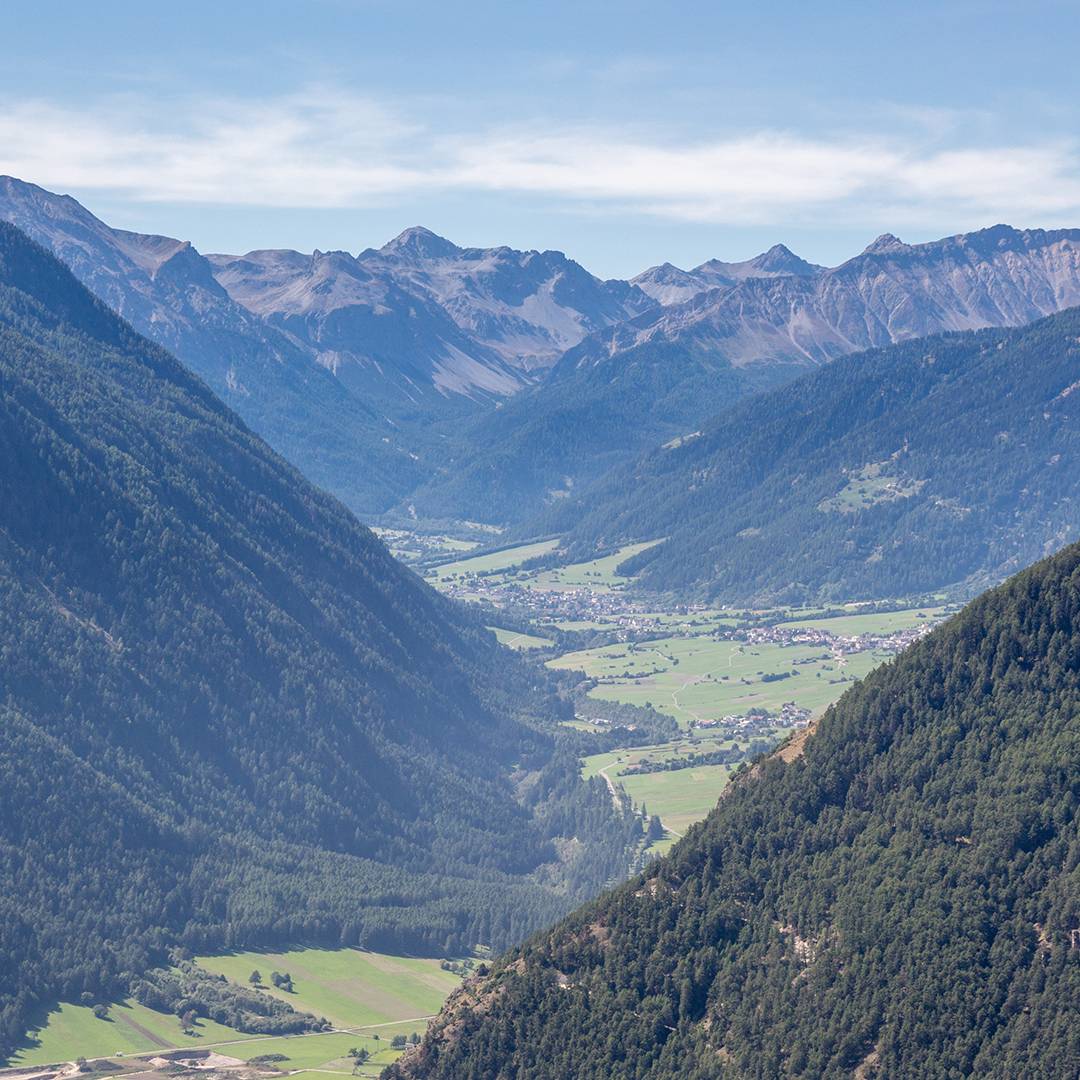 Blick in die Schweiz ins Val Müstair