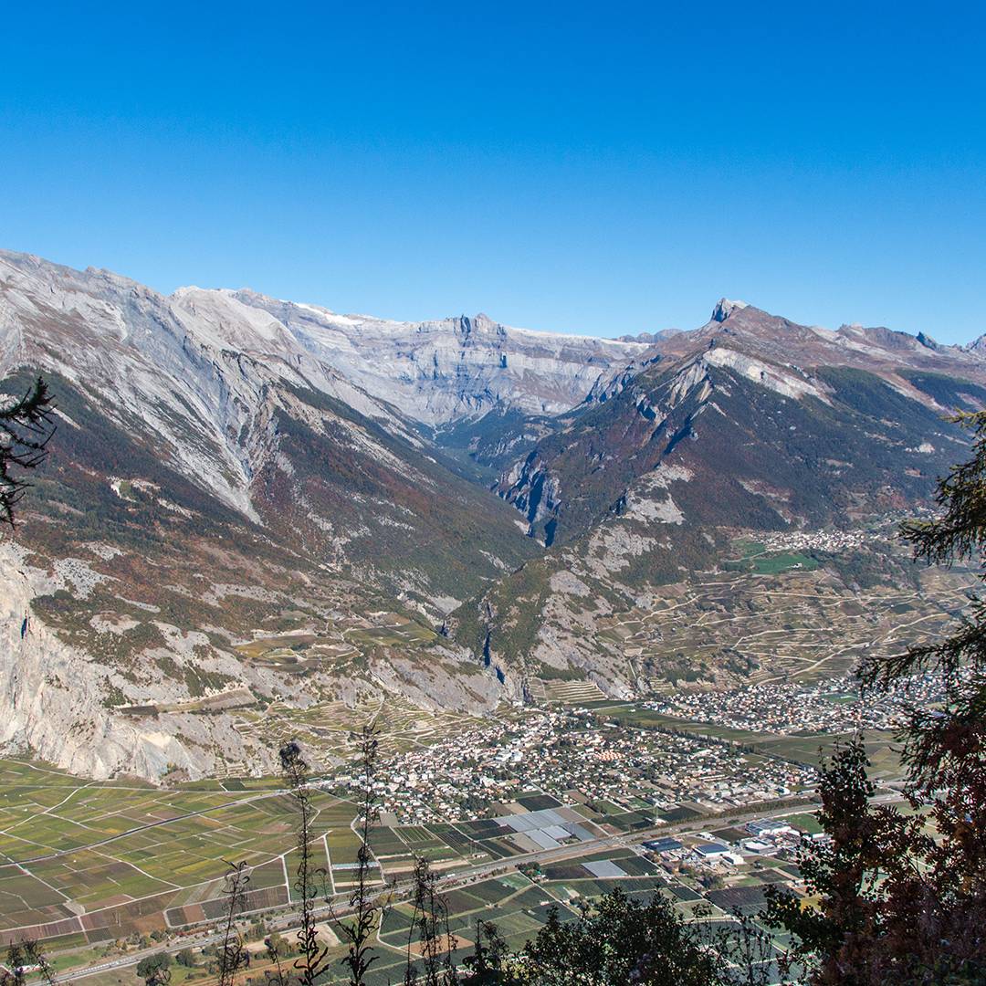 Klassiker Foto... Blick über das Rhonetal in Richtung Les Diablerets