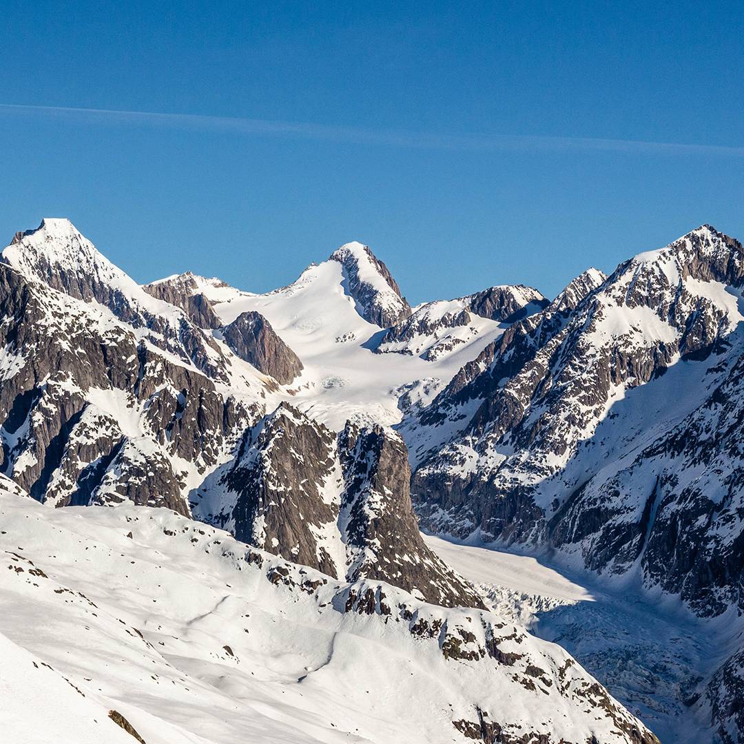 Gletscherbruch im Fieschertal